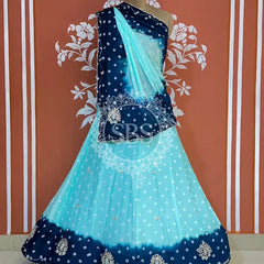 CHINON HANDWORK BHANDEJ LEHENGA