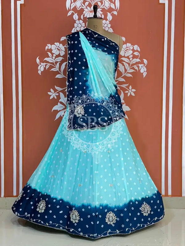 CHINON HANDWORK BHANDEJ LEHENGA