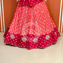 CHINON HANDWORK BHANDEJ LEHENGA