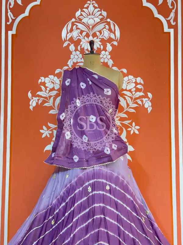 CHINON HANDWORK BHANDEJ LEHENGA