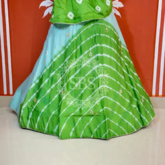 CHINON HANDWORK BHANDEJ LEHENGA