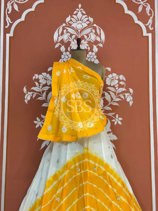 CHINON HANDWORK BHANDEJ LEHENGA