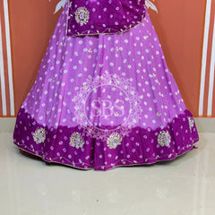 CHINON HANDWORK BHANDEJ LEHENGA