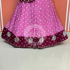 CHINON HANDWORK BHANDEJ LEHENGA
