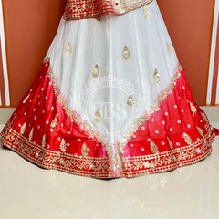 CHINON HANDWORK KACHI PATTI LEHENGA