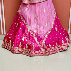CHINON HANDWORK KACHI PATTI LEHENGA