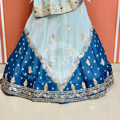 CHINON HANDWORK KACHI PATTI LEHENGA