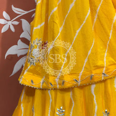 CHINON HANDWORK LEHERIYA LEHENGA