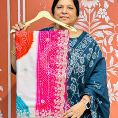 CHINON MANDALA BIG BOOTA SAREE