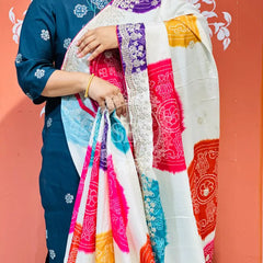 CHINON MANDALA BIG BOOTA SAREE