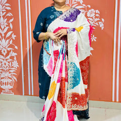 CHINON MANDALA BIG BOOTA SAREE