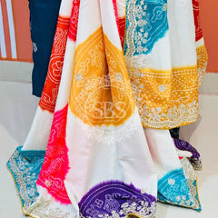 CHINON MANDALA BIG BOOTA SAREE