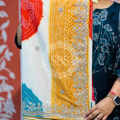 CHINON MANDALA BIG BOOTA SAREE