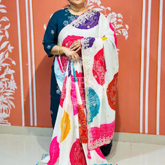 CHINON MANDALA BIG BOOTA SAREE