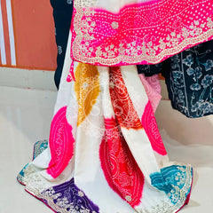 CHINON MANDALA BIG BOOTA SAREE