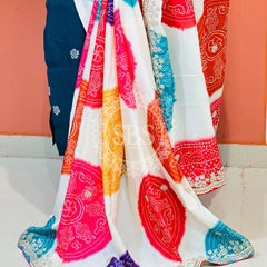 CHINON MANDALA BIG BOOTA SAREE