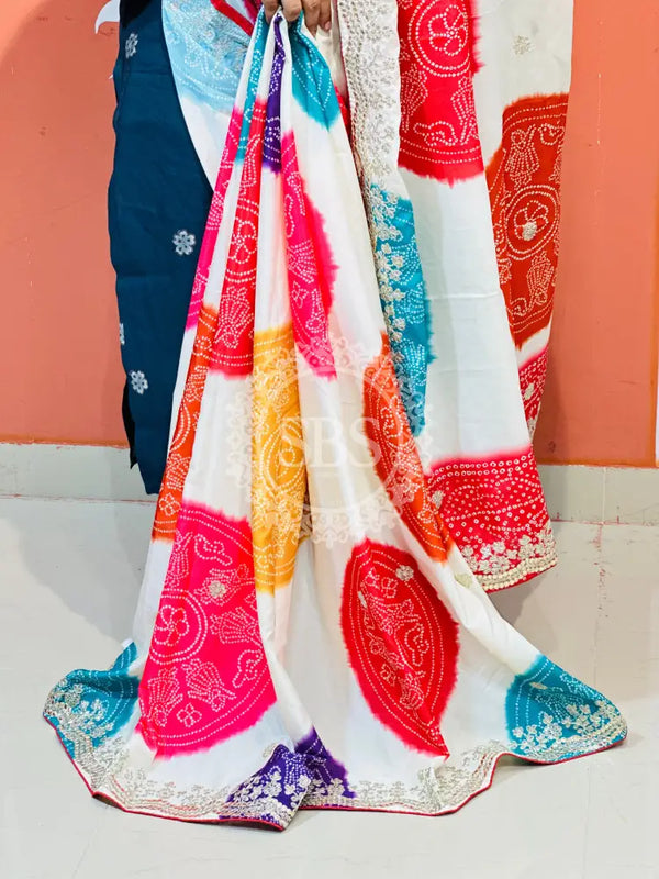 CHINON MANDALA BIG BOOTA SAREE