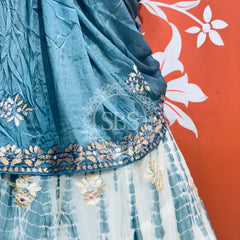 CHINON SHIBORI HANDWORK GOTA PATTI LEHENGA