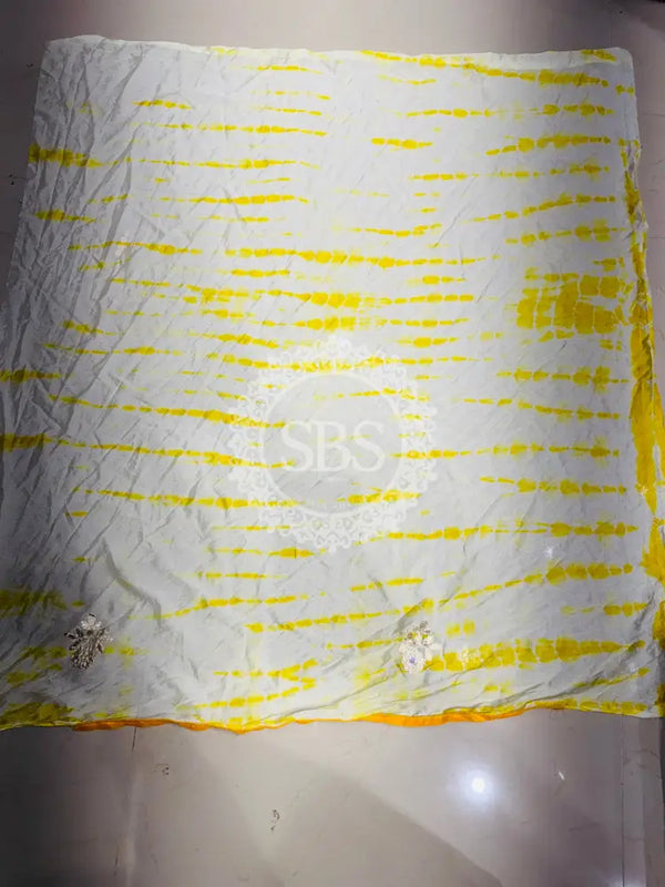 CHINON SHIBORI HANDWORK GOTA PATTI LEHENGA