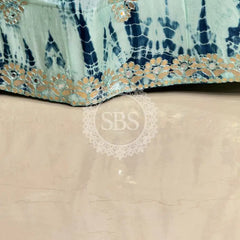 CHINON SHIBORI HANDWORK GOTA PATTI LEHENGA