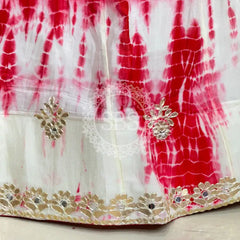 CHINON SHIBORI HANDWORK GOTA PATTI LEHENGA