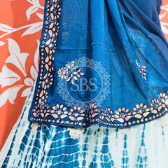CHINON SHIBORI HANDWORK GOTA PATTI LEHENGA