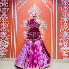 CHINON SHIBORI HANDWORK GOTA PATTI LEHENGA