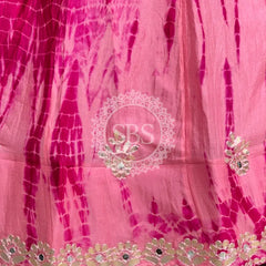 CHINON SHIBORI HANDWORK GOTA PATTI LEHENGA