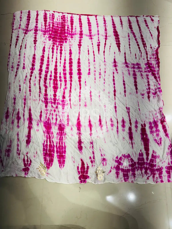 CHINON SHIBORI HANDWORK GOTA PATTI LEHENGA
