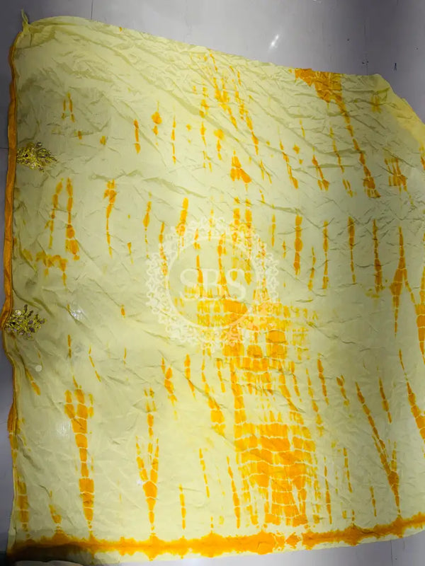 CHINON SHIBORI HANDWORK GOTA PATTI LEHENGA