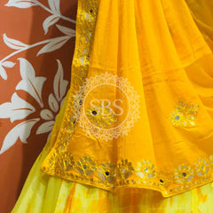 CHINON SHIBORI HANDWORK GOTA PATTI LEHENGA