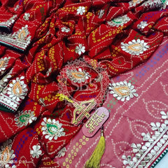 CHUNARI PEELIYA SAREE
