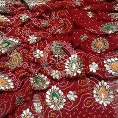 CHUNARI PEELIYA SAREE