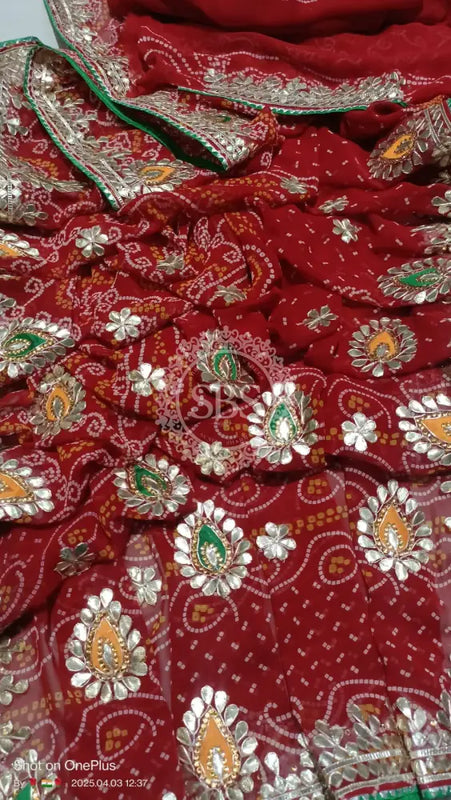 CHUNARI PEELIYA SAREE
