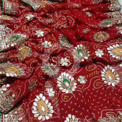 CHUNARI PEELIYA SAREE