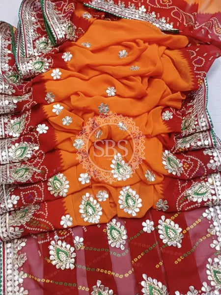 CHUNARI PEELIYA SAREE