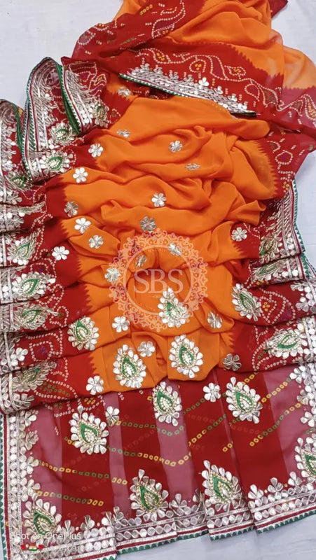 CHUNARI PEELIYA SAREE