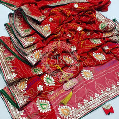CHUNARI PEELIYA SAREE