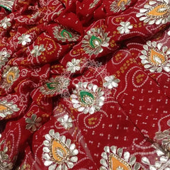 CHUNARI PEELIYA SAREE