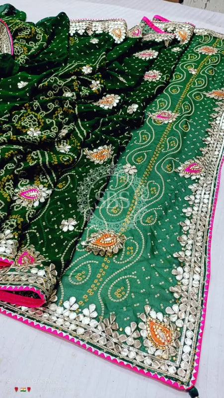 CHUNARI PEELIYA SAREE