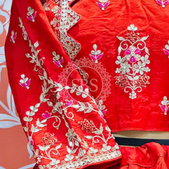 COSMOS TISSUE SILK INDO WESTERN