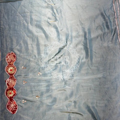 COSMOS TISSUE SILK LEHENGA WITH GHATCHOLA DUPATTA