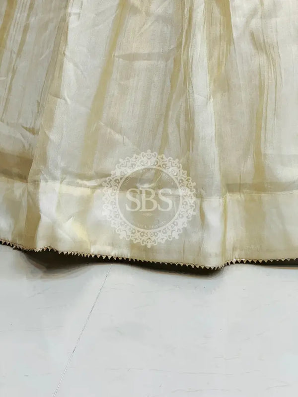 COSMOS TISSUE SILK SKIRT White / Free Size