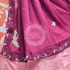 D-UPADA SILK HANDWORK LEHENGA