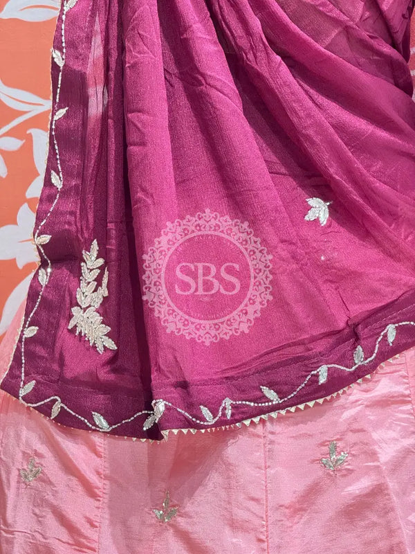 D-UPADA SILK HANDWORK LEHENGA