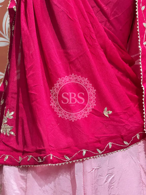 D-UPADA SILK HANDWORK LEHENGA