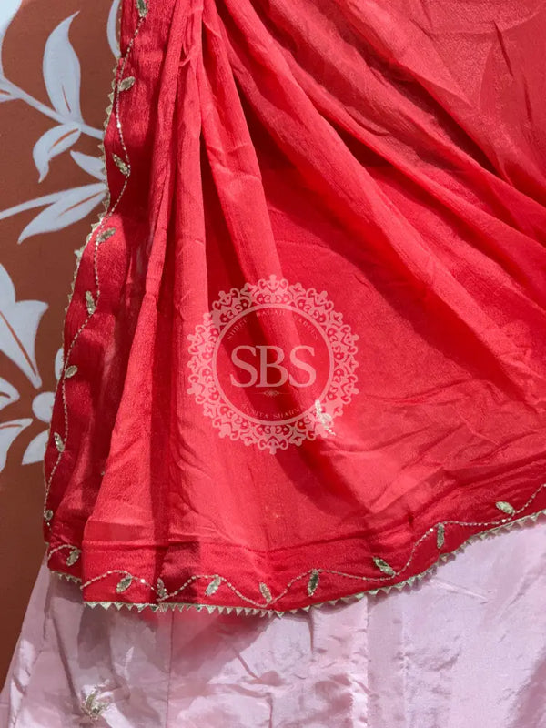 D-UPADA SILK HANDWORK LEHENGA