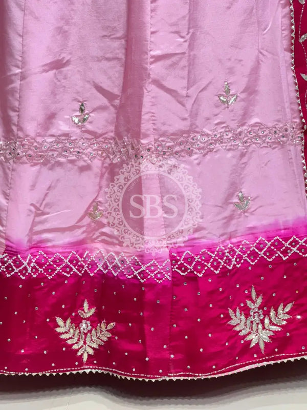 D-UPADA SILK HANDWORK LEHENGA