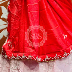 D-UPADA SILK WITH CHINON DUPATTA HANDWORK LEHENGA