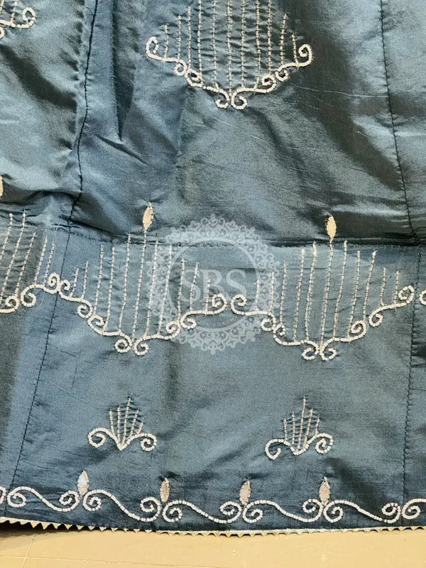 D-UPADA SILK WITH CHINON DUPATTA HANDWORK LEHENGA